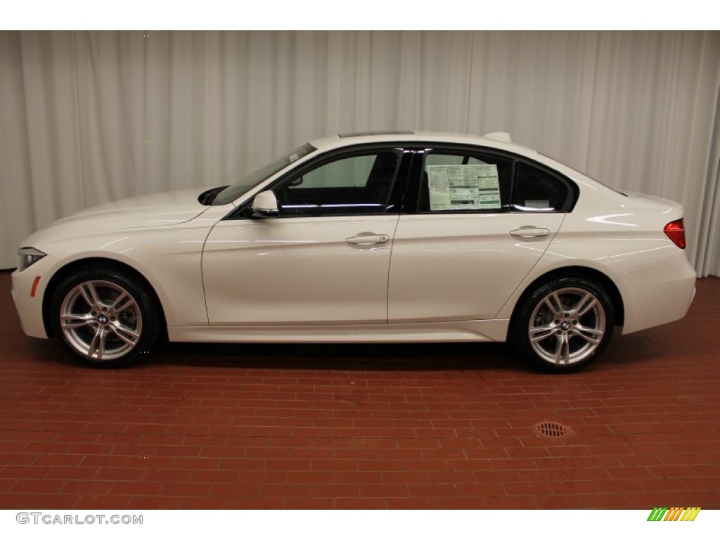 2013 3 Series 328i xDrive Sedan - Alpine White / Black photo #4