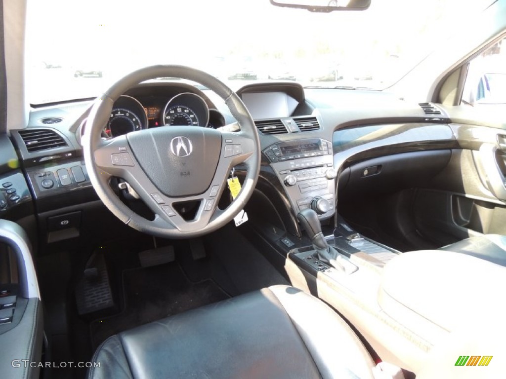 Ebony Interior 2009 Acura MDX Technology Photo #77345657
