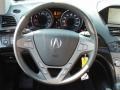 2009 Acura MDX Ebony Interior Steering Wheel Photo
