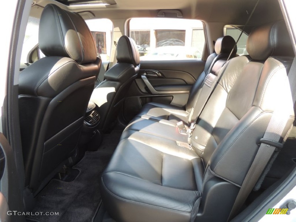 Ebony Interior 2009 Acura MDX Technology Photo #77345823