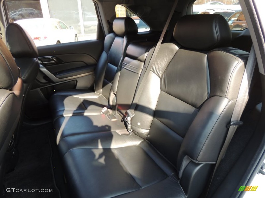Ebony Interior 2009 Acura MDX Technology Photo #77345841