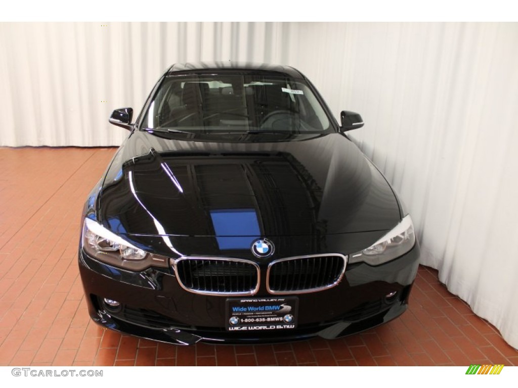 2013 3 Series 328i xDrive Sedan - Jet Black / Black photo #2