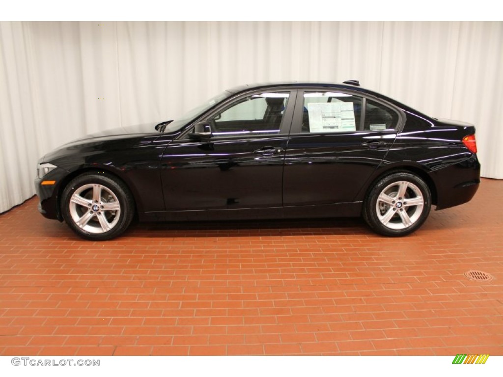 2013 3 Series 328i xDrive Sedan - Jet Black / Black photo #4