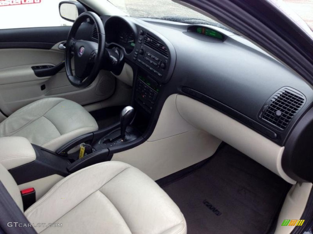 2004 Saab 9-3 Linear Sedan Parchment Dashboard Photo #77347630