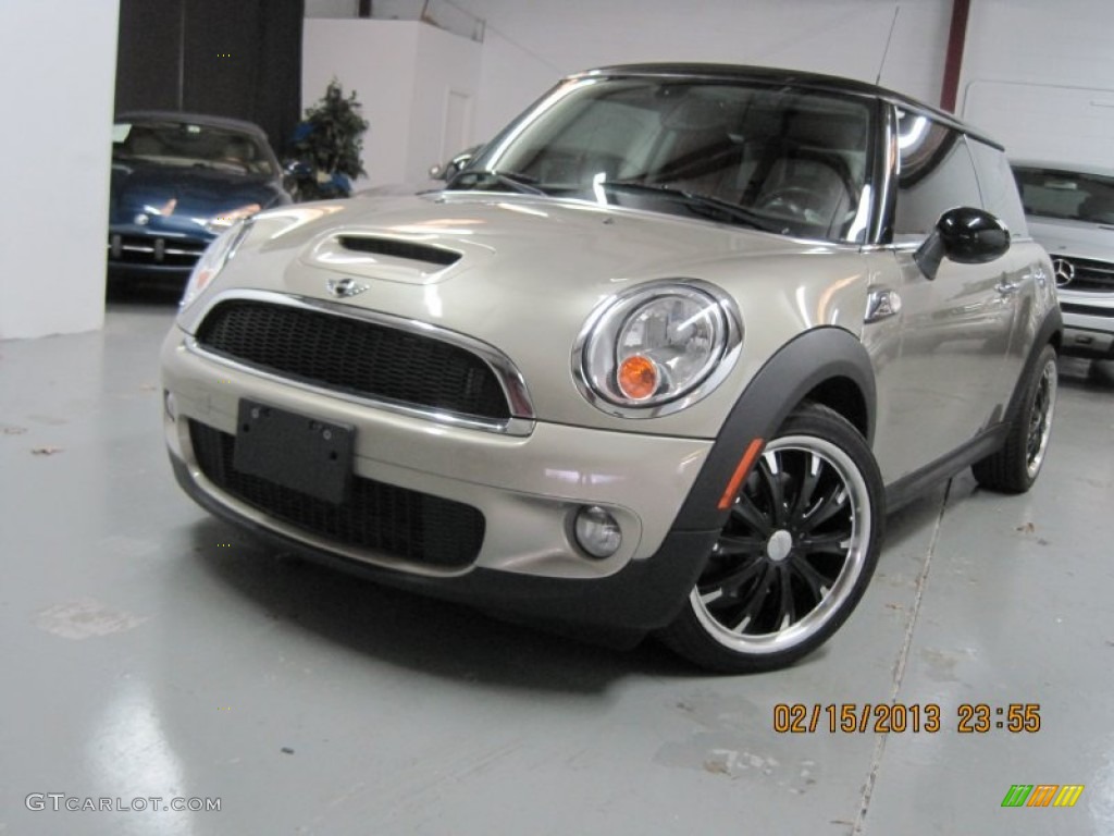 2007 Cooper S Hardtop - Sparkling Silver Metallic / Lounge Redwood photo #1