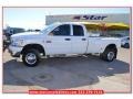 Bright White - Ram 3500 Lone Star Quad Cab 4x4 Dually Photo No. 3