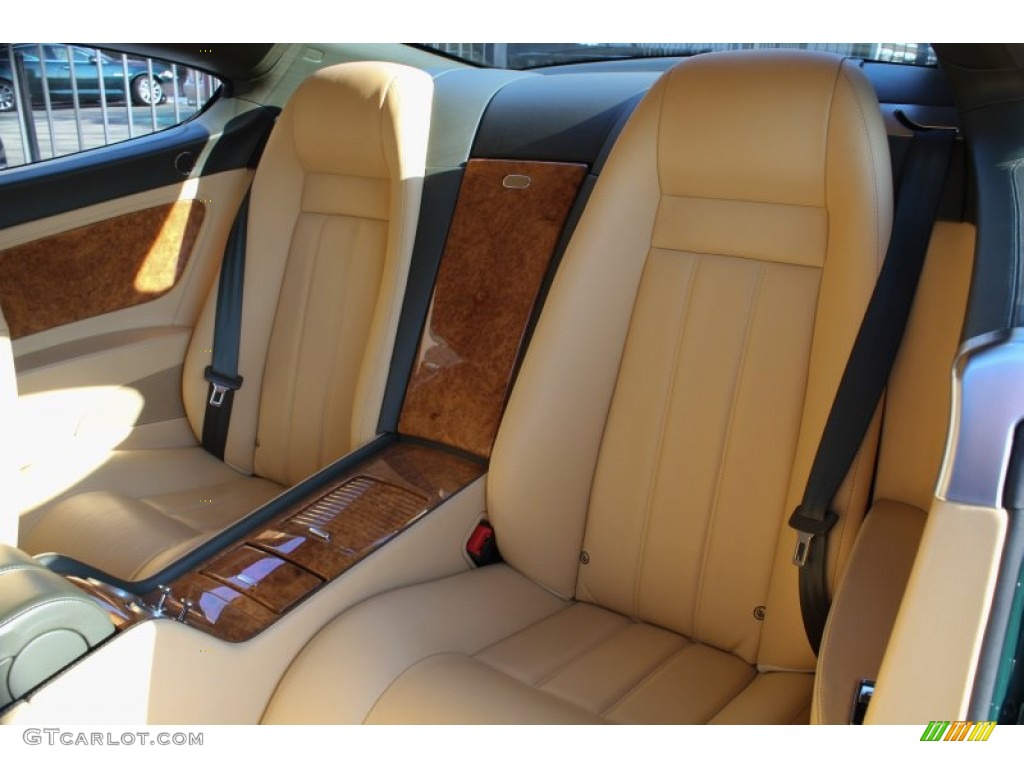 2005 Bentley Continental GT Standard Continental GT Model Rear Seat Photos