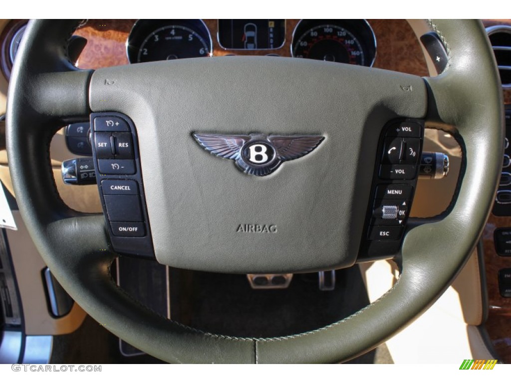 2005 Bentley Continental GT Standard Continental GT Model Saffron Steering Wheel Photo #77349294