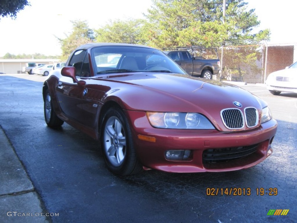 2000 Z3 2.3 Roadster - Siena Red Metallic / Beige photo #3