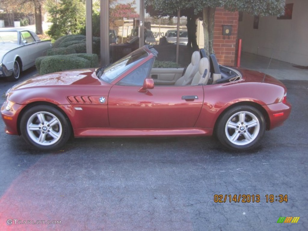 2000 Z3 2.3 Roadster - Siena Red Metallic / Beige photo #4