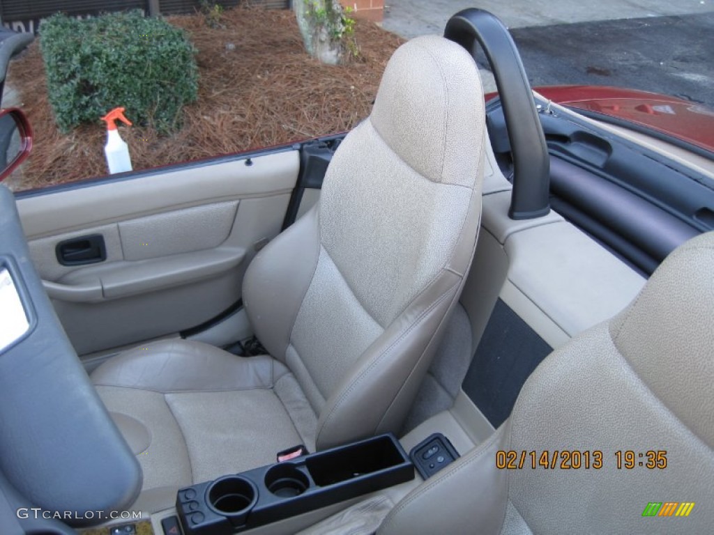 2000 Z3 2.3 Roadster - Siena Red Metallic / Beige photo #8