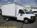 2009 Summit White Chevrolet Express Cutaway 3500 Commercial Moving Van  photo #1