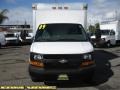 Summit White - Express Cutaway 3500 Commercial Moving Van Photo No. 2