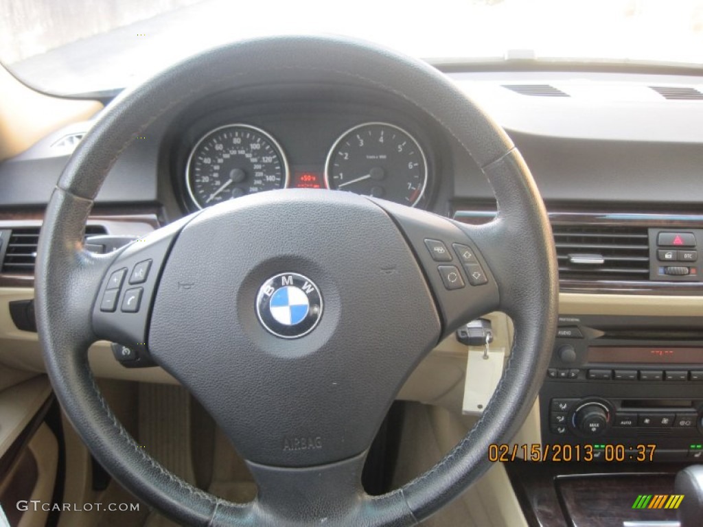 2006 3 Series 325i Sedan - Black Sapphire Metallic / Beige photo #14