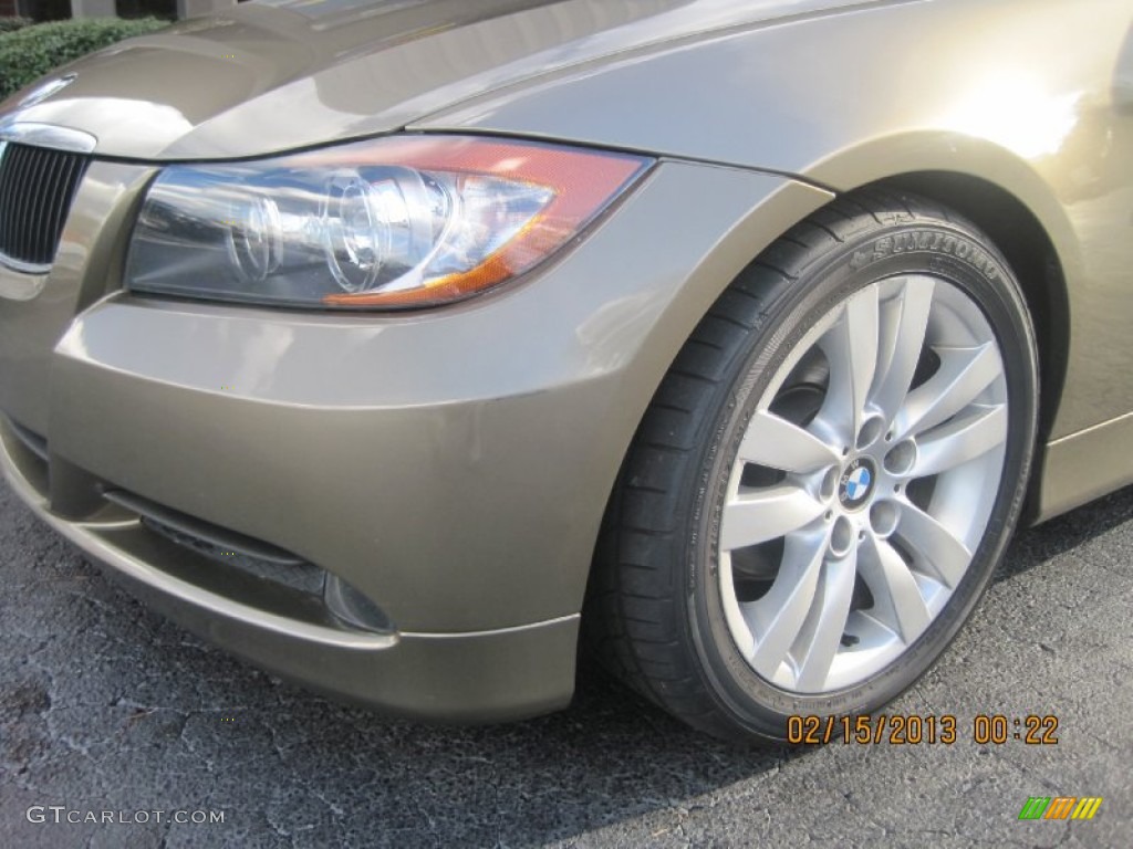 2007 3 Series 328i Sedan - Sonora Metallic / Beige photo #17