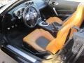 2006 Nissan 350Z Burnt Orange Leather Interior Prime Interior Photo