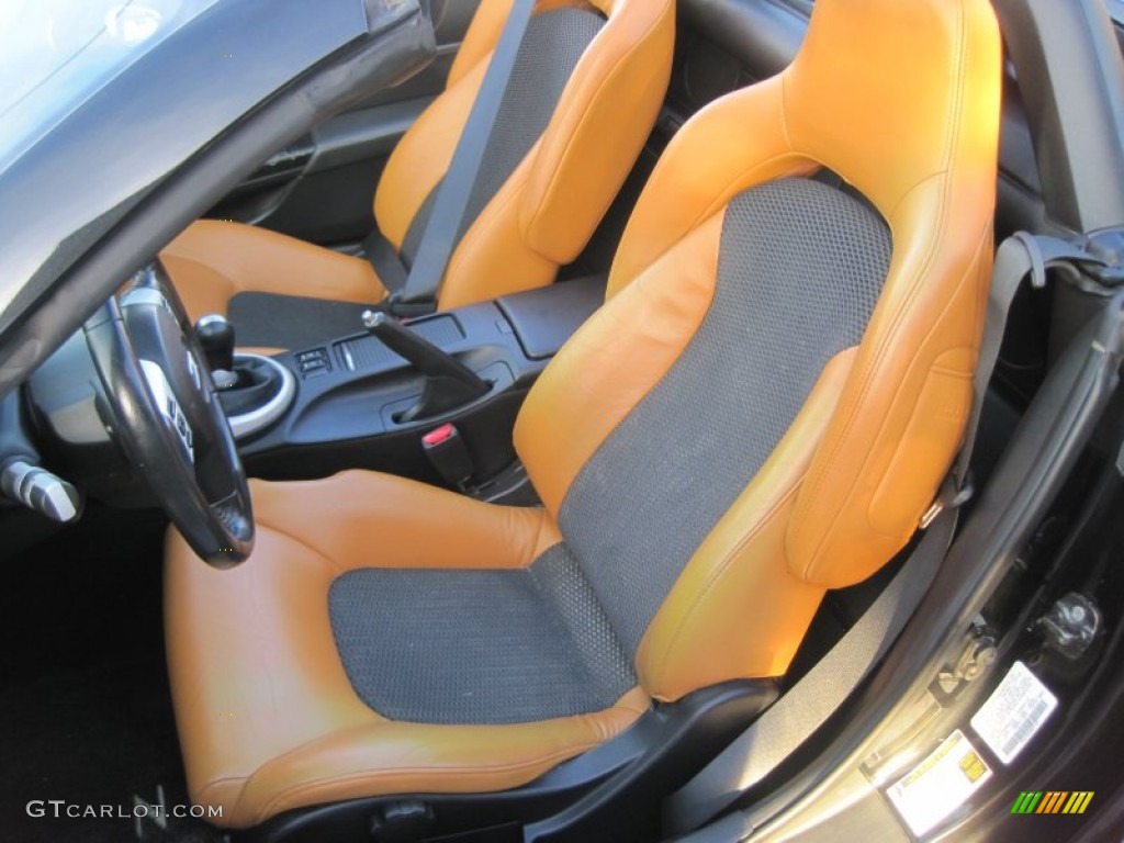 Nissan 350z orange leather seats #9