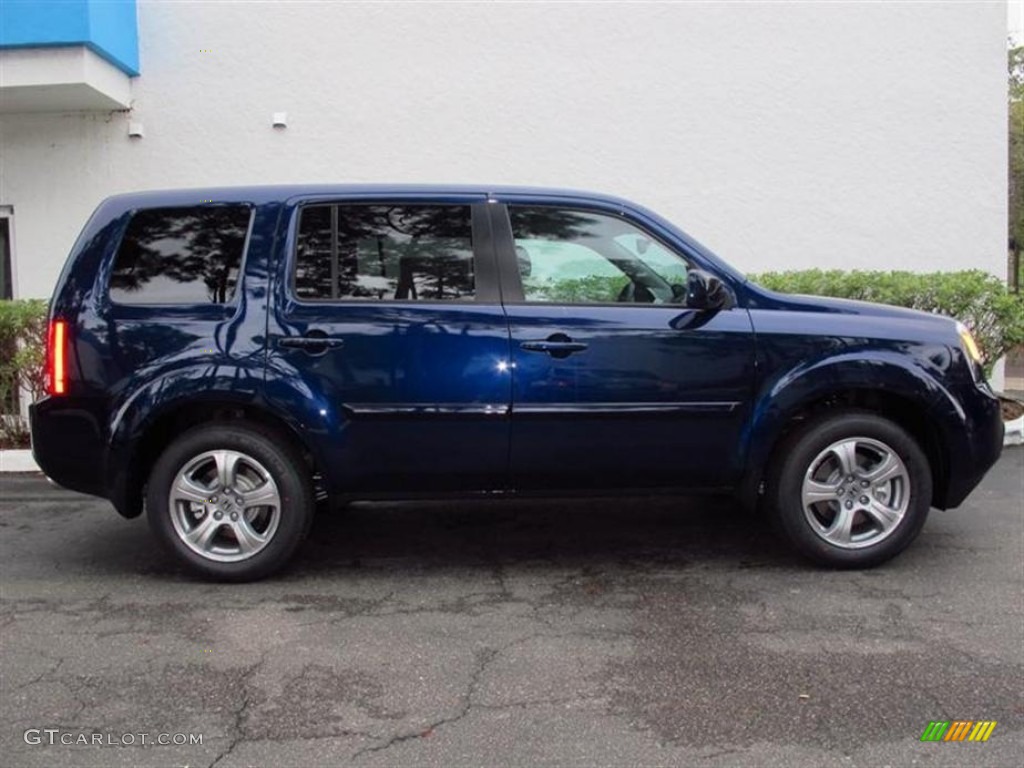 Obsidian Blue Pearl 2013 Honda Pilot EX-L Exterior Photo #77351184
