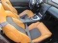  2006 350Z Touring Roadster Burnt Orange Leather Interior