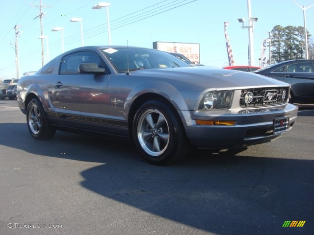 2006 Mustang V6 Premium Coupe - Tungsten Grey Metallic / Light Graphite photo #1