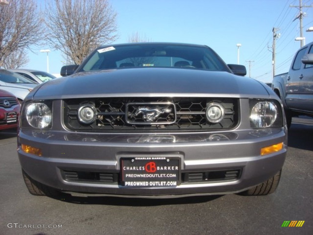 2006 Mustang V6 Premium Coupe - Tungsten Grey Metallic / Light Graphite photo #6