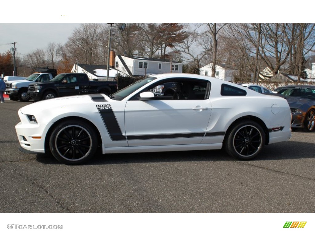 Performance White 2013 Ford Mustang Boss 302 Exterior Photo #77351893