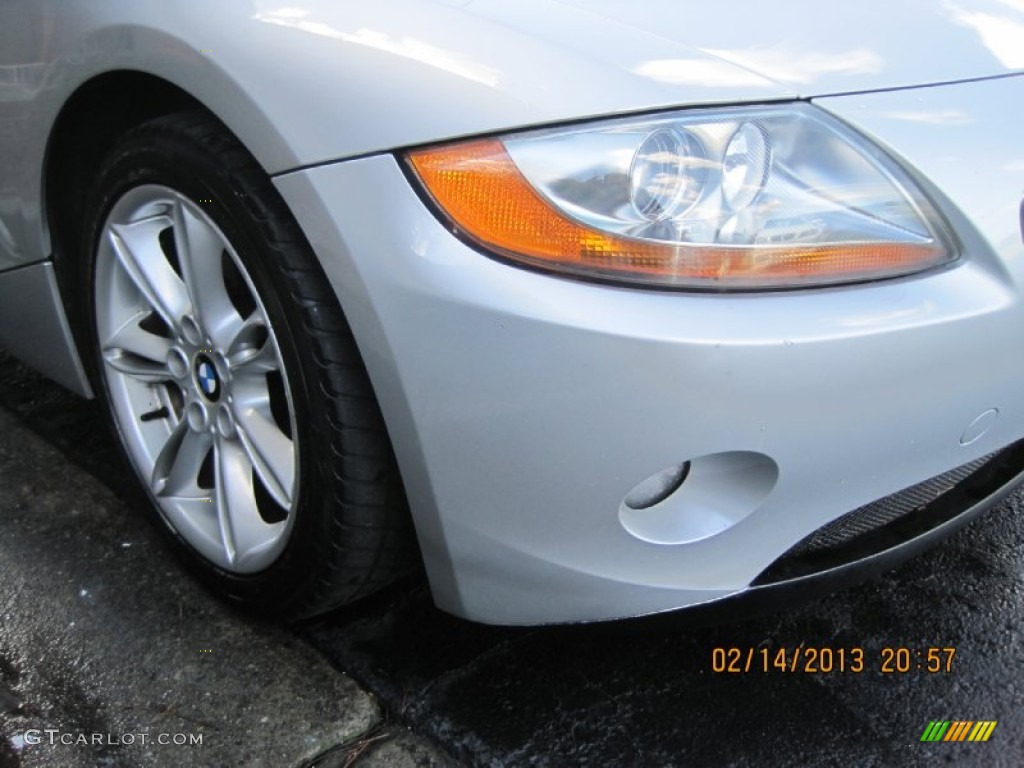 2003 Z4 3.0i Roadster - Titanium Silver Metallic / Black photo #14