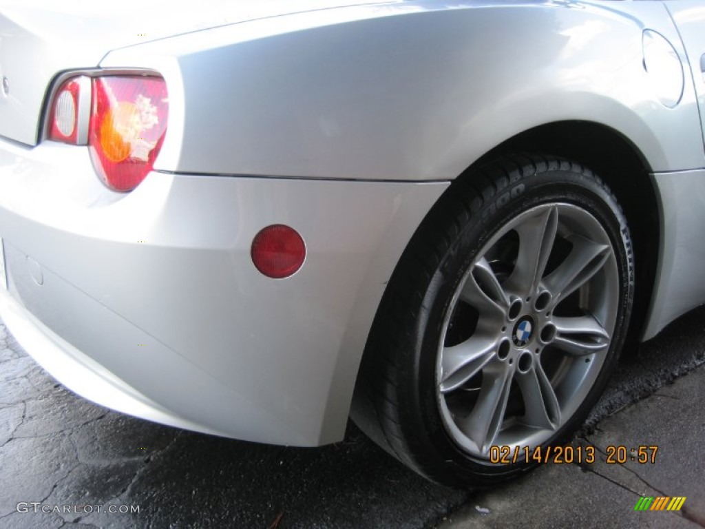 2003 Z4 3.0i Roadster - Titanium Silver Metallic / Black photo #15