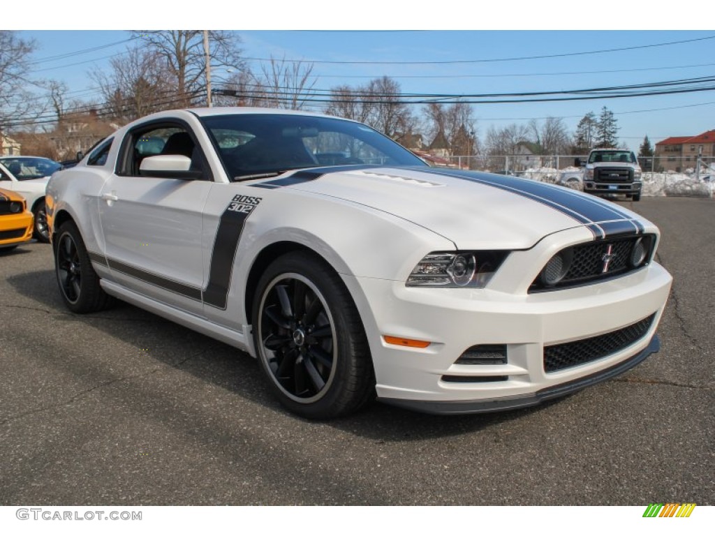 Performance White 2013 Ford Mustang Boss 302 Exterior Photo #77351946
