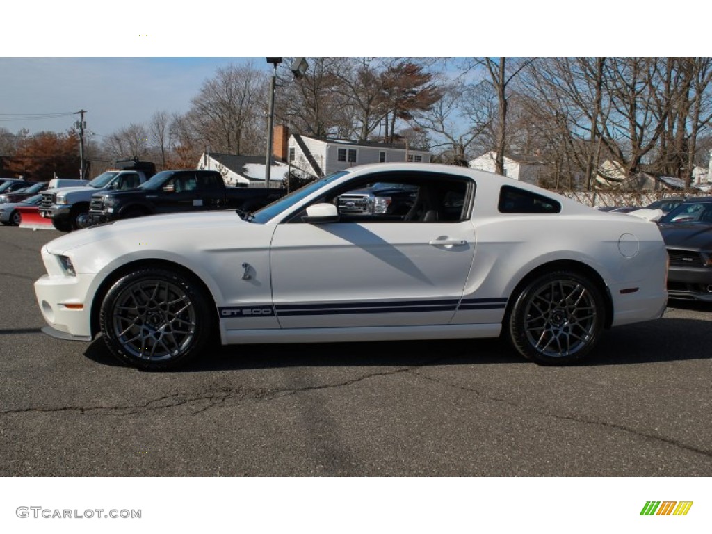 Performance White 2013 Ford Mustang Shelby GT500 SVT Performance Package Coupe Exterior Photo #77352120