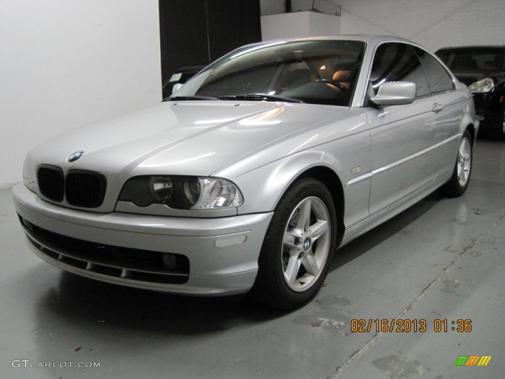 Titanium Silver Metallic 2000 BMW 3 Series 328i Coupe Exterior Photo #77352588