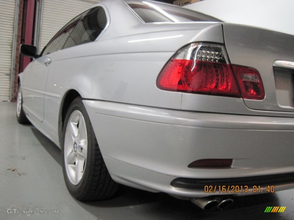2000 3 Series 328i Coupe - Titanium Silver Metallic / Grey photo #19