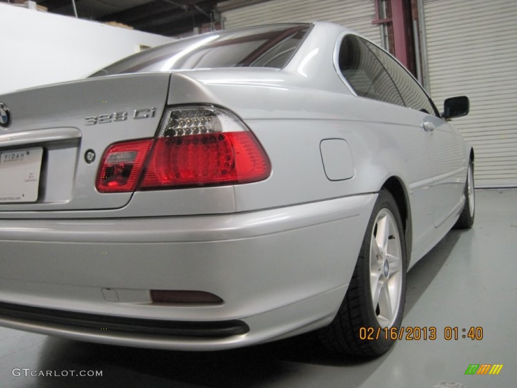 2000 3 Series 328i Coupe - Titanium Silver Metallic / Grey photo #20
