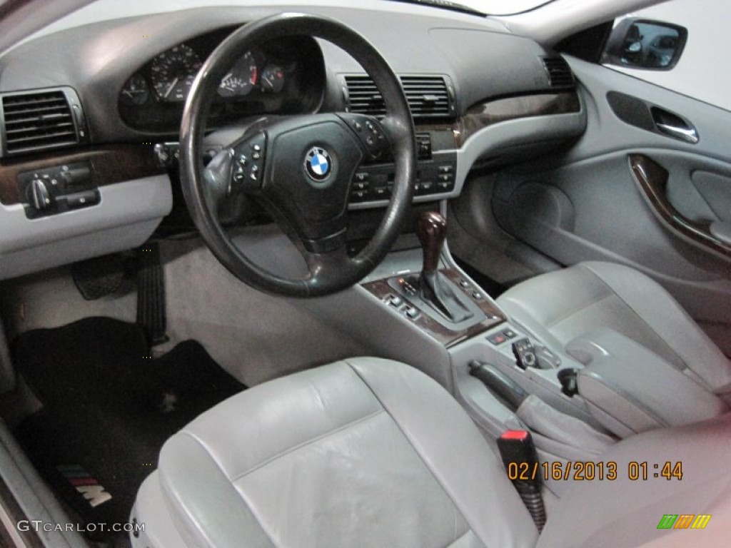 Grey Interior 2000 BMW 3 Series 328i Coupe Photo #77352765