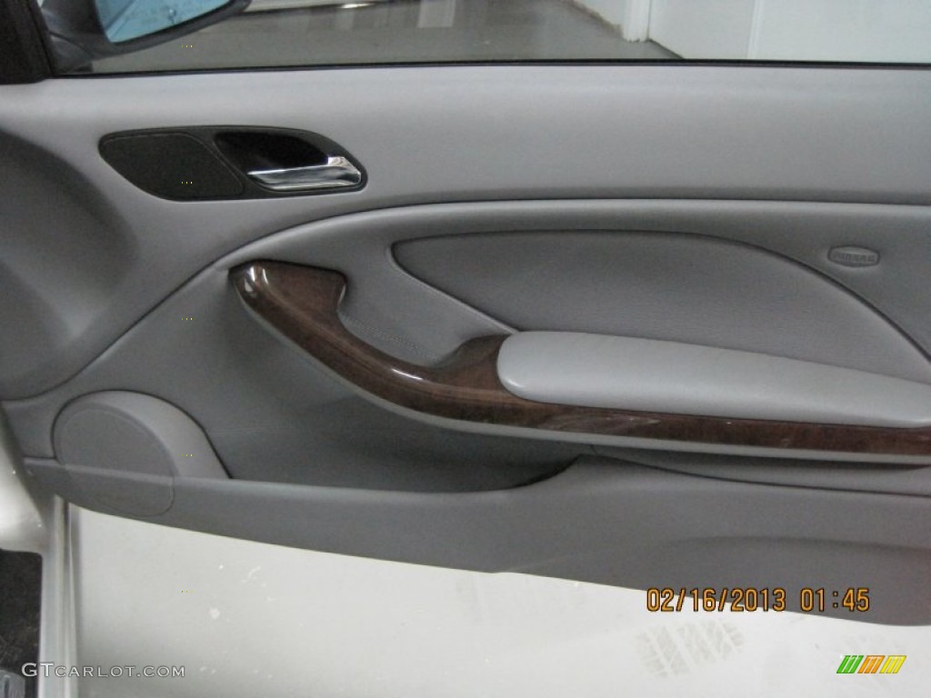 2000 3 Series 328i Coupe - Titanium Silver Metallic / Grey photo #36