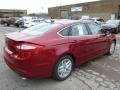 2013 Ruby Red Metallic Ford Fusion SE 1.6 EcoBoost  photo #2