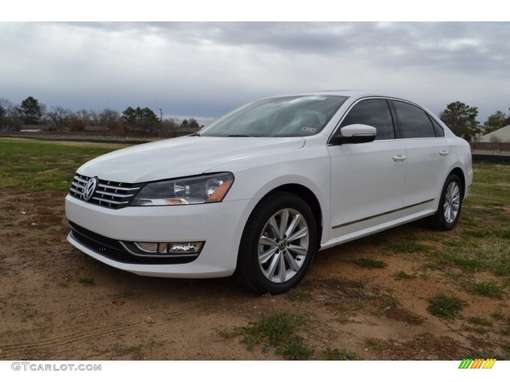 2013 Passat 2.5L SEL - Candy White / Cornsilk Beige photo #1