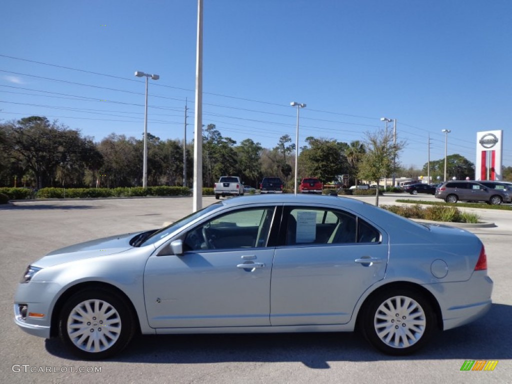 Light Ice Blue Metallic 2010 Ford Fusion Hybrid Exterior Photo #77356255
