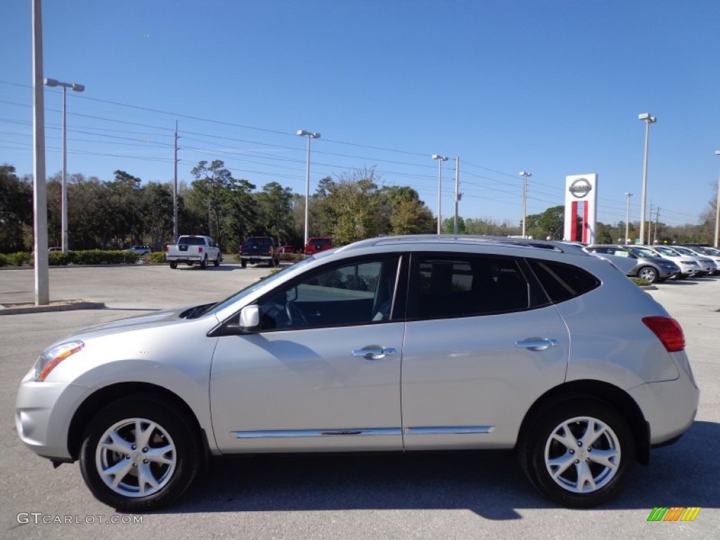 Silver Ice Metallic 2011 Nissan Rogue SV Exterior Photo #77356734