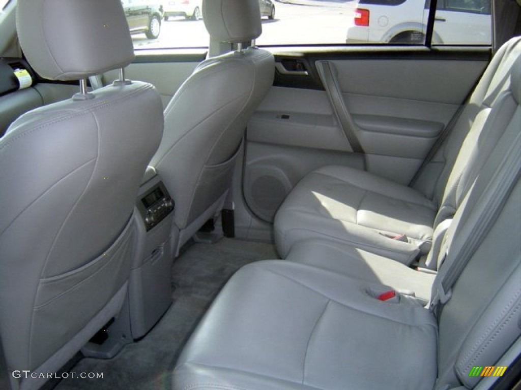 2008 Toyota Highlander Sport Rear Seat Photos