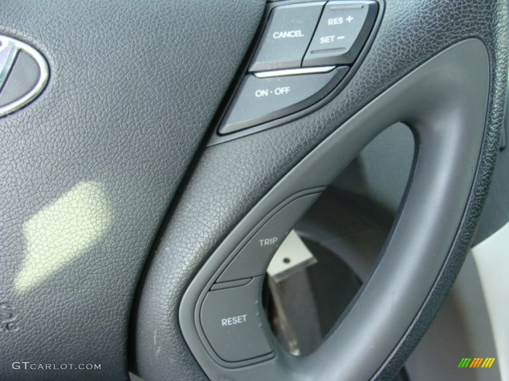 2011 Sonata GLS - Midnight Black / Gray photo #15