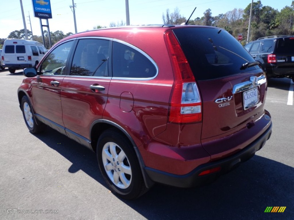 2007 CR-V EX - Tango Red Pearl / Gray photo #3