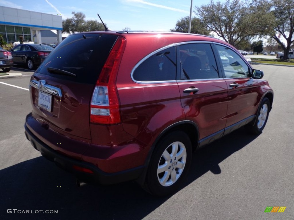 2007 CR-V EX - Tango Red Pearl / Gray photo #9