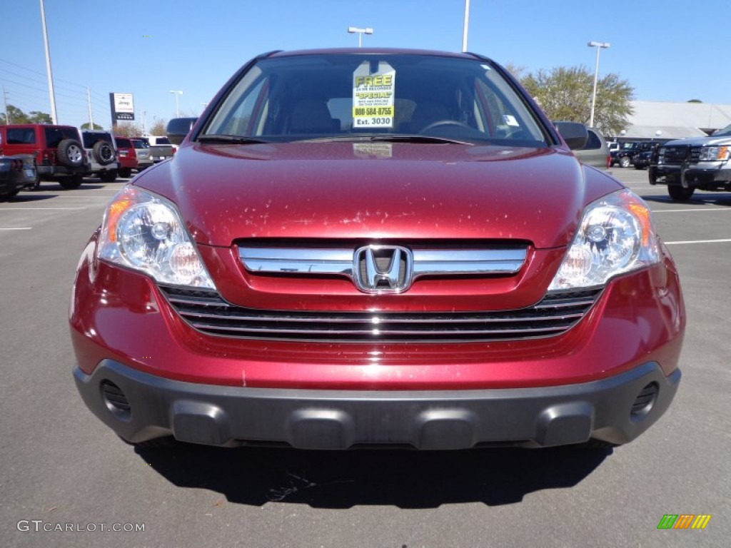 2007 CR-V EX - Tango Red Pearl / Gray photo #14