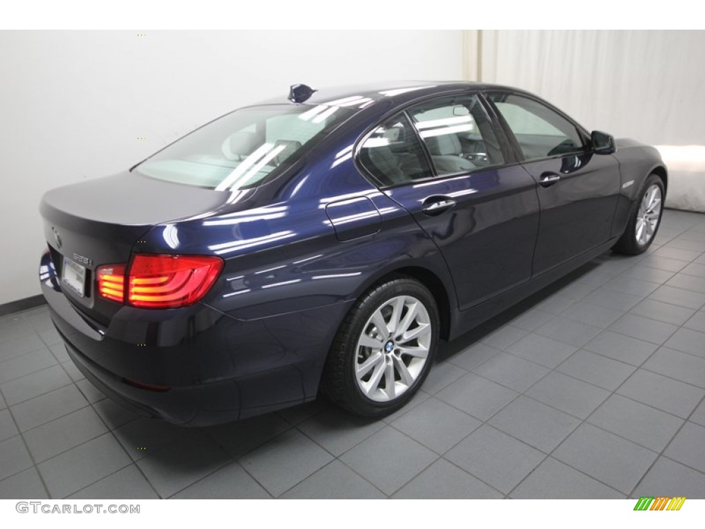 2011 5 Series 528i Sedan - Imperial Blue Metallic / Everest Gray photo #11