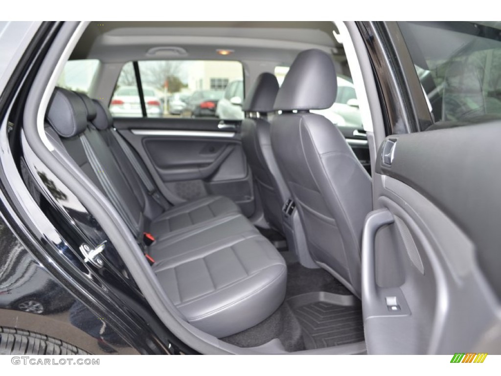 2009 Volkswagen Jetta TDI SportWagen Rear Seat Photo #77361102