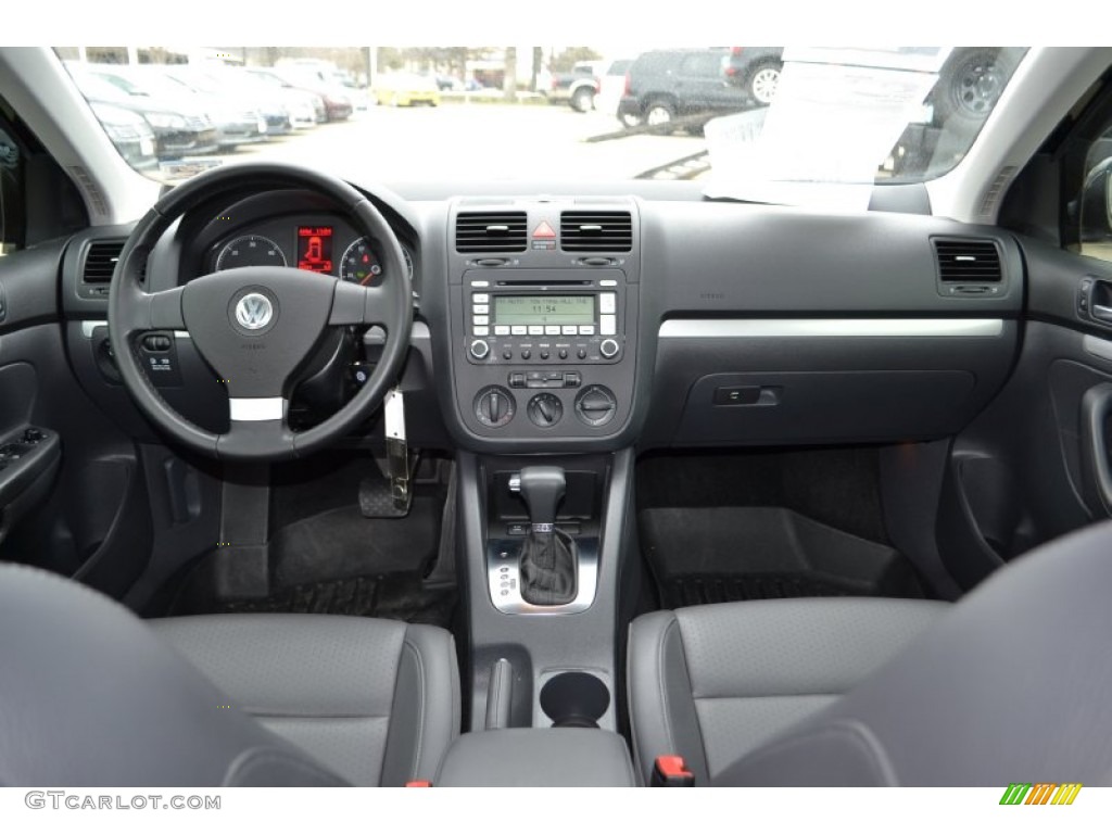 2009 Volkswagen Jetta TDI SportWagen Anthracite Dashboard Photo #77361111