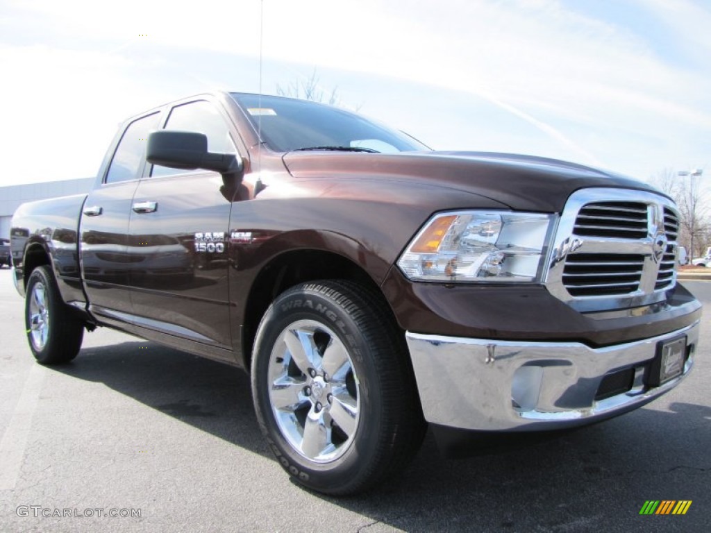 Western Brown Pearl 2013 Ram 1500 Big Horn Quad Cab Exterior Photo #77361988