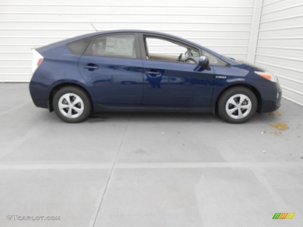 Nautical Blue Metallic 2013 Toyota Prius Three Hybrid Exterior Photo #77363506