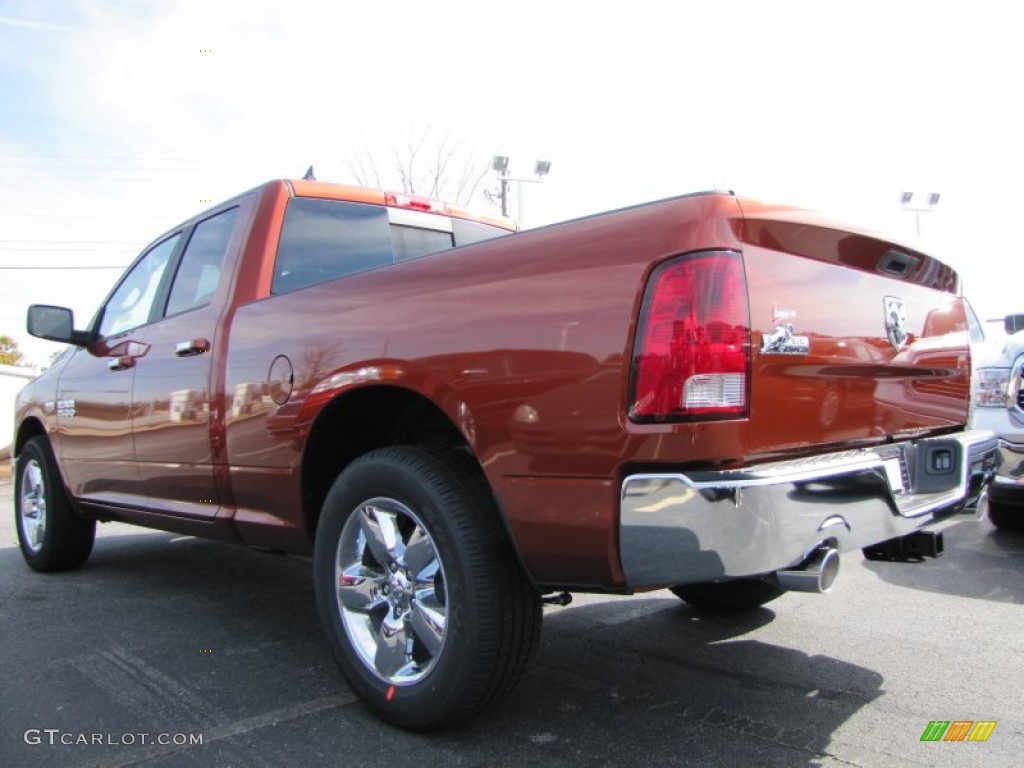 2013 1500 SLT Quad Cab - Copperhead Pearl / Canyon Brown/Light Frost Beige photo #2